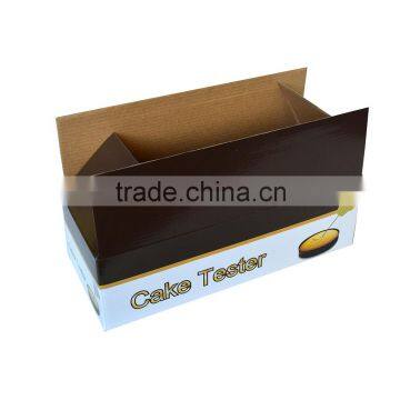 Custom matt lamination foldable corrugated paper box