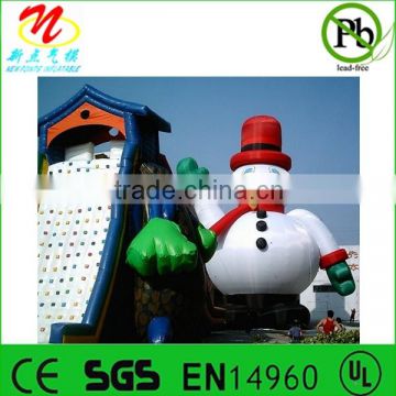 Big pvc inflatable snowman for Christmas decorations