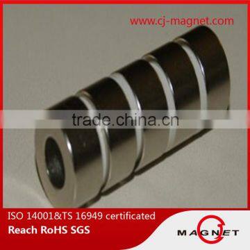 Ring D30x15x10mm powerful magnet can be used in motor with ISO9001