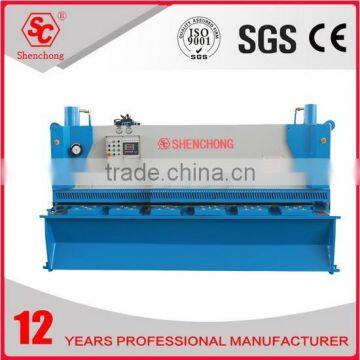 QC11Y thickness 8mm 4000 hydraulic shearing machine cnc hydraulic stainless steel shearing machine