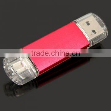 2015 Popular dual connector smartphone usb flash drive /bulk 8gb 16gb 32gb 64gb otg usb flash drives,usb flash drive