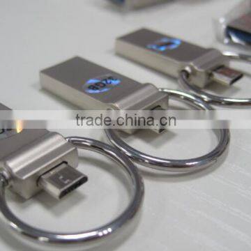 High Speed 3.0 Otg Metal USB Pendrive 64gb Silver                        
                                                Quality Choice