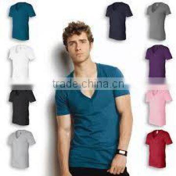 Deep V Neck Men Tshirt