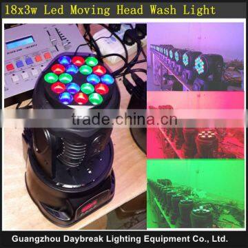 Good 18pcs 3W RGB Moving Head Beam led , Bar led moving head beam , Disco beam moving light