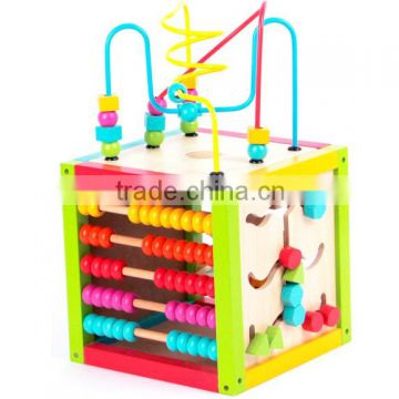 Wooden multifuctional intelligent box educational toy