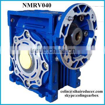 nmrv040 series heigh torque low speed worm gear box dc motor, power transmission