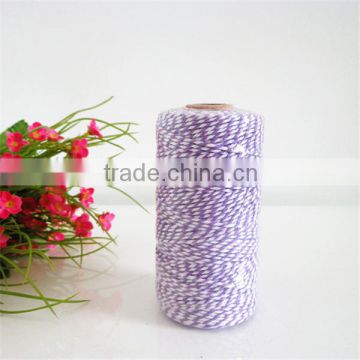 Manufacturer Cheap Divine Twine for Party Gift Packing, 110 yard/spool 100% Cotton Bakers Twine