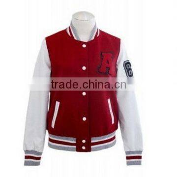 winter jacket ladies fashion varsity jacket custom wholesale