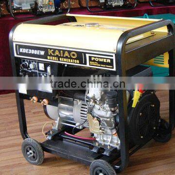 DC 300A AC Single Phase 3KW Diesel Welder Double Use Generator Power Set(KDE300EW) photo-2