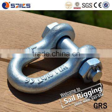 US Standard G2150 Bolt Type Electric Galvanized Steel Drop Forged D Shackle Quality Choice photo-2