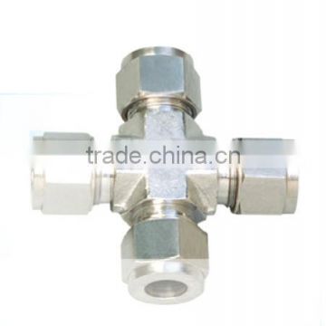 Fittings Double Compression Type Union Cross