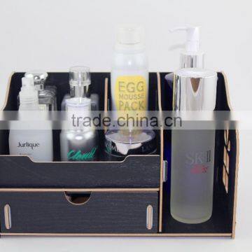 DIY Wooden Rack High Quality Desktop Makeup Organizer