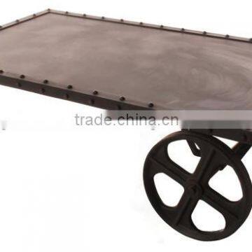 Vintage Industrial Coffee Table, Coffee Table, Retro Style Industrial Coffee Table