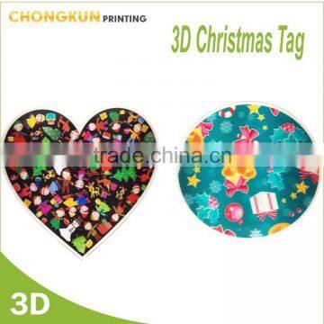 3d lenticular printing fancy hang tags