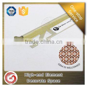 Good Quality Retail Store Aluminium Edging Metal Tile Trim photo-3