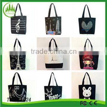 YIwu cheap hot selling printed china cheap canvas bag