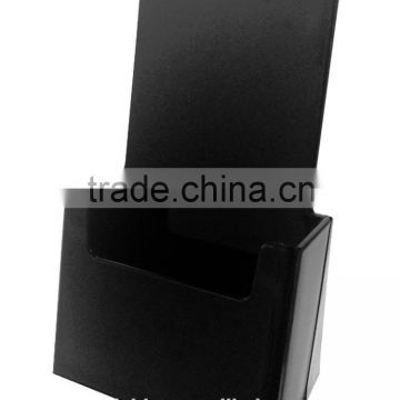 Black Fold Literature Brochure Holder for 4x9 Acrylic Brochure Holder