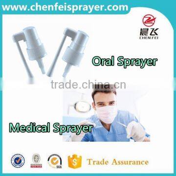 2016 free sample medical atomizer sprayer plastic oral sprayer