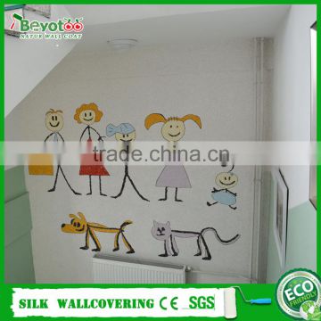 silk plaster wall covering liquid 3D DIY wall coat DIY cotton wall coating