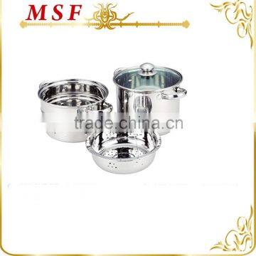 MSF-3477 Durable Stainless Steel Steamer Set 20cm, 24cm Stainless Steel Pasta Pot Set to America & South America photo-4