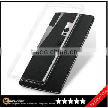 Keno 0.3MM Ultra SlimTransparent/Clear Soft/Flexible Shock-Absorbing Protective TPU Case/Bumper/Back Cover for OnePlus 2