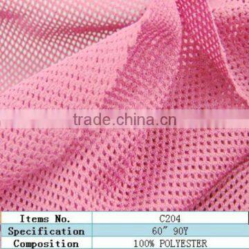 95% polyester 5% elastane elastic knitting mesh fabric for dress