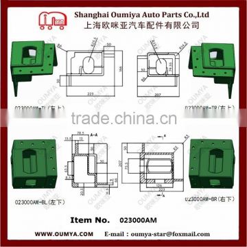 Truck body corner castings 023000AM