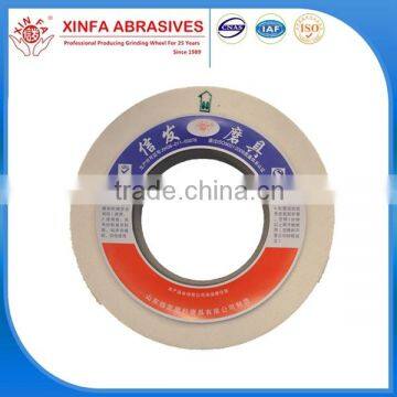 Ceramic bonding agent corundum abrasive grinding wheel