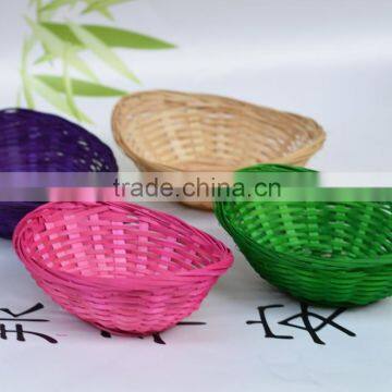 Mini bamboo sundries basket, weaving craft