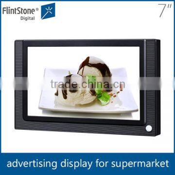 Flintstone supermarket 7" lcd advertising products