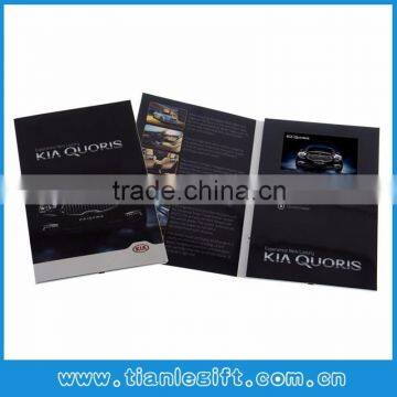 LCD video brochure card