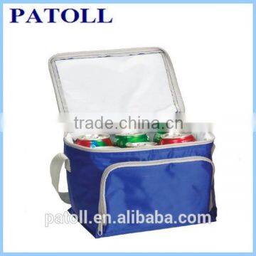 New Arrivel Wine Insulating Effect Pvc Cheap Promotion Can Polyester Disposable Cooler Bag,lunch Cooler Bag