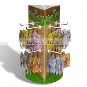 Custom Retail Counter Display Stand For Accessories With Hooks