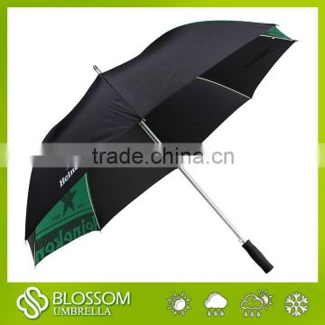 2016 Top Quality Beer Logo Printed Promotional Golf Umbrella