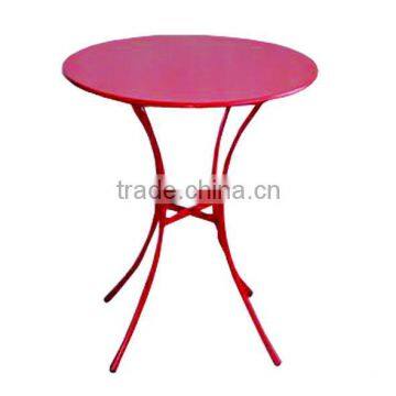 Dia 60*71cm new high round metal table/folding outdoor table from China