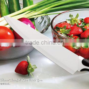 Hot Sales Kitchen knife with color coating and TPR handle