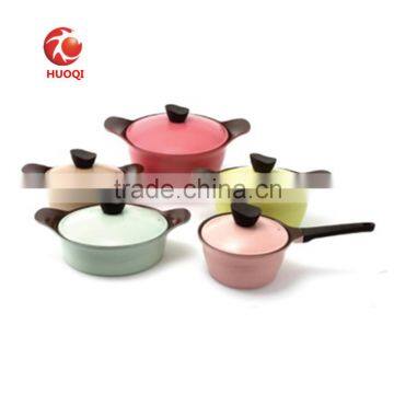 HQ aluminum die cast ceramic cookware set