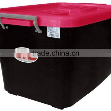 Black heavy duty factory tool storage box