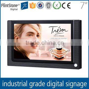 Flintstone 7 Inch Motion Activated ir Body Sensor Auto Loop Play Small Lcd ad Display photo-6