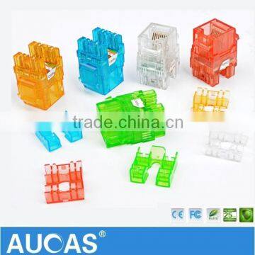 Taiwan Aucas cat5e rj45 Keystone Jack Module Anti dust