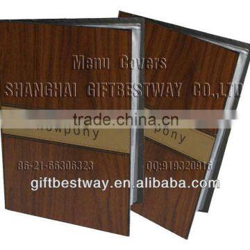 Wooden Menu Cover