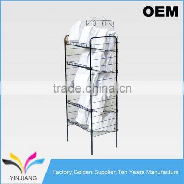 Supermarket Supply Flooring Shelf Product Display Racks Stands for Snack and Goods