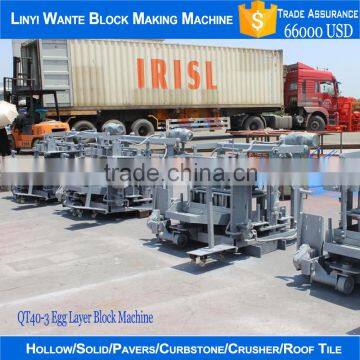Equipment From China for the Small Business,QT40-3 Lightweight Movable Concrete Block Making Machine photo-5
