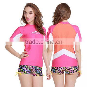 2016 Top Selling Sun Protection Waterproof Short Sleeve Surfing Wetsuit Cloth photo-2