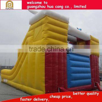 2016 best slide inflatable slip n slide, inflatable bouncy castle with water slide