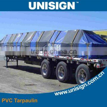 Unisign Water proof construction Durable Curtain Side Container Fabric PVC Tarpaulin Price