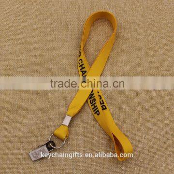 Pretty and comfortable polyester printing lanyard for gifts custom