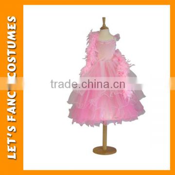 PGCC0081 wholesale girls ' costume girl's fancy dress pink princes costume children