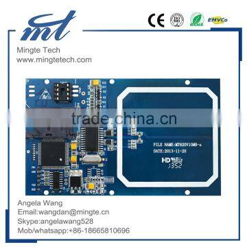 RFID contactless card reader writer for vending machine