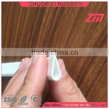 White Silicone Teardrop Shape Door Seal